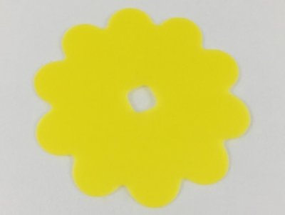 LEGO part Clikits, Icon Accent Rubber Flower 10 Petals 7 1/4 x 7 1/4 (46471)