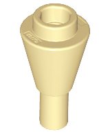 LEGO part Cono 1 x 1 Invertido con Barra (11610)