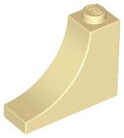 LEGO part Arch 1 x 3 x 2 Inverted 18653