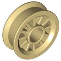 LEGO part Rueda de rayos 2 x 2 con agujero de pasador (30155)