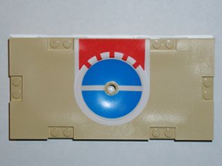 LEGO part Section Terrain Sports 8 x 16 avec Motif Ligne Lancer Franc Basketball (30489pb02)