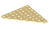 LEGO part Keil, Platte 8 x 8 Cut Corner 30504