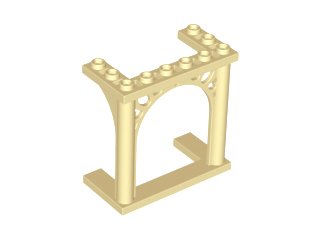 LEGO part Arch 3 x 6 x 5 Ornamented (30613)