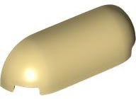 LEGO part Slope, Curved 1 x 4 with Rounded Ends 4045