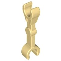 LEGO part Arm Mechanical, Straight with Clips at 90 degrees (Vertical Grip) 59230