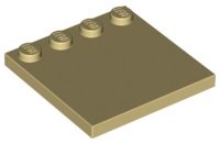 LEGO part Tile, Modified 4 x 4 with Studs on Edge (6179)