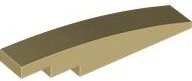 LEGO part Slope, Curved 6 x 1 (6801)