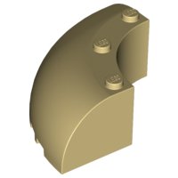 LEGO onderdeel Brick, Round Corner 6 x 6 x 2 (87559)