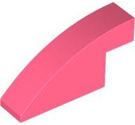 LEGO part Slope, Curved 4 x 1 x 1 2/3 3573