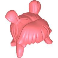 LEGO part Minifigure, Hair Female Space Buns and Thick Bangs (66915)