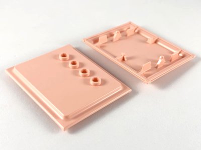 LEGO part Scala Wall, Panel 5 x 6 with Four Studs (6836)