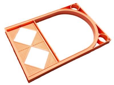 LEGO part Scala Wall, Arched 18 x 2 x 22 2/3 (6906)