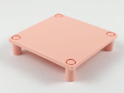 LEGO part Scala Platform / Table 7 x 7 x 1 1/3 with 4 Legs (6965)