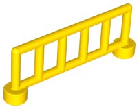 LEGO part Duplo Fence 1 x 6 x 1 1/2 Railing with 6 Posts (12602)