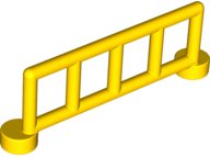 LEGO part Duplo Valla 1 x 6 x 1 1/2 Barandilla con 5 Postes 2214