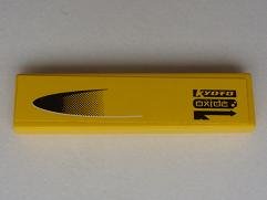 LEGO part Kachel 1 x 4 mit 'Kyoto Oxide' und Ansaugung Muster Modell Rechte Seite (Aufkleber) - Set 8666 (2431pb0143R)