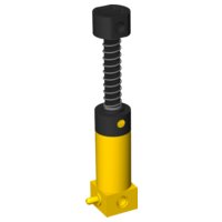LEGO part Pneumatic Pump Second Version with Black Top (2797c02)
