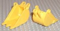LEGO part Technic Schaufelbaggerschaufel 4 x 4 x 9 mit 3 Zähnen 2950