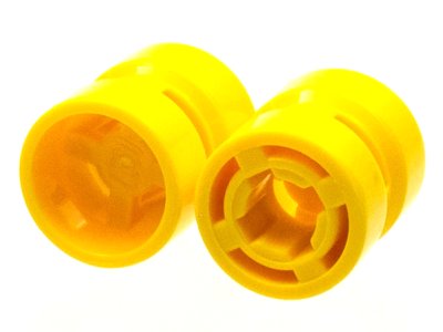LEGO part Rueda 8 mm D. x 9 mm para Slicks, Orificio Dentado para Pasador Soporte de Ruedas (30027b)