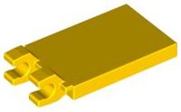 LEGO part Fliese, modifiziert 2 x 3 mit 2 angewinkelten Clips 30350a
