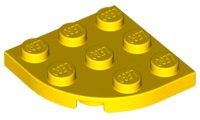 LEGO part Plaque, Coin Arrondi 3 x 3 30357