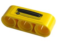 LEGO part Technic, Liftarm Thick 1 x 3 with Keyhole and Door Handle Pattern Model Right Side (Sticker) - Set 42122 32523pb40R