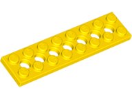 LEGO part Technic, Plate 2 x 8 with 7 Holes 3738