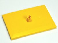 LEGO part Train Bogie Plate (Tile, Modified 6 x 4 with 5mm Pin) 4025