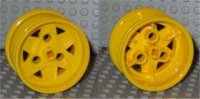 LEGO part Wheel 43.2mm D. x 26mm Technic Racing Small, 3 Pin Holes 41896