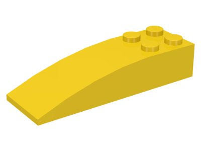 LEGO part Slope, Curved 6 x 2 (44126)