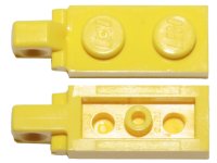 LEGO part Hinge Plate 1 x 2 Locking with 1 Finger on End without Bottom Groove 44301b