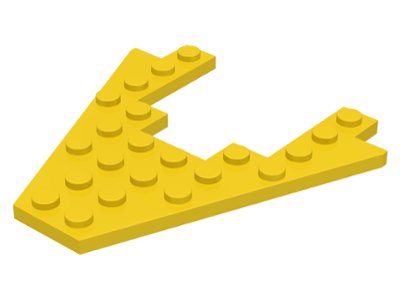 LEGO part Wedge, Plate 8 x 8 with 4 x 4 Cutout (4475)