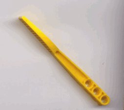 LEGO part Technic Track System Gate 1 x 11 with End Tab and Three Holes (44775)