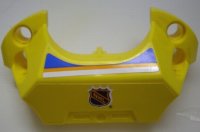 LEGO part Sports Hockey Chest Protector with NHL Logo and Blue, Orange, White Stripes Pattern (Stickers) - Set 3545 44791pb01
