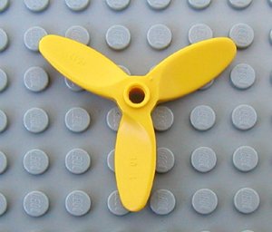 LEGO part Propeller 3 Blade 5.5 Diameter, Small Pin Hole (4617a)