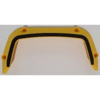 LEGO part Technic, Panel Car Mudguard 15 x 2 x 7 with Black Stripe Pattern 46882pb01