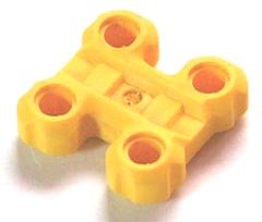 LEGO part Technic, Spike Connector Flexible with Four Holes, Flat Center (47324)