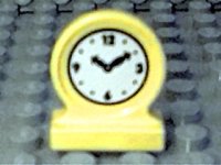 LEGO onderdeel Duplo, Furniture Mirror with Clock Face Pattern (Time 10:10) 4909pb01