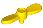 LEGO part Minifigure, Propeller 2 Blade Twisted Tiny with Small Pin (54568)