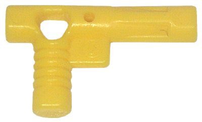 LEGO onderdeel Minifigure, Utensil Hose Nozzle Elaborate with Grooves on Barrel (58367)