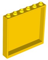 LEGO part Panel 1 x 6 x 5 (59349)
