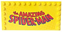 LEGO part Tile, Modified 6 x 12 with Studs on Edges with 'the AMAZING SPIDER-MAN' Pattern 6178pb038