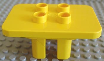 LEGO part Duplo, Furniture Table Square with 4 Top Studs (6479)