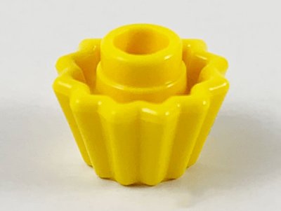 LEGO part Minifigure, Utensil Cupcake Liner - Indented Top (65468d)
