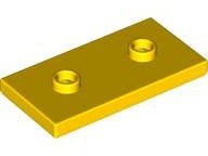 LEGO part Plate, Modified 2 x 4 with 2 Studs (Double Jumper) 65509