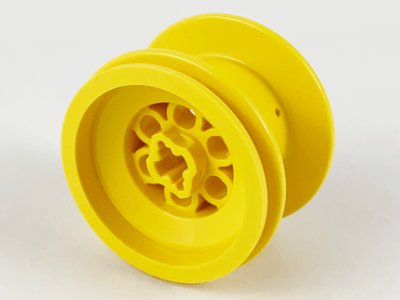 LEGO onderdeel Wheel 43.2 x 28 Balloon Small with Axle Hole (+ Shape) (6580a)