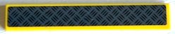 LEGO part Tile 1 x 6 with Dark Bluish Gray Tread Plate Pattern (Sticker) - Set 75941 (6636pb351)