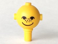 LEGO onderdeel Homemaker Figure / Maxifigure Head with Black Eyes, Freckles, and Smile Pattern 685px3