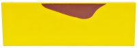 LEGO part Tile 2 x 6 with Reddish Brown Splotch Pattern 69729pb131