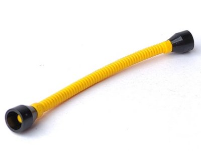 LEGO part Hose, Flexible  8.5L with Black Tabless Ends (73590c01b)